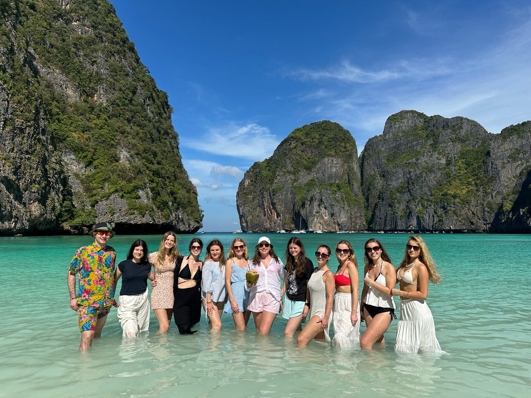 Gruppenfoto am Ao Nang Beach