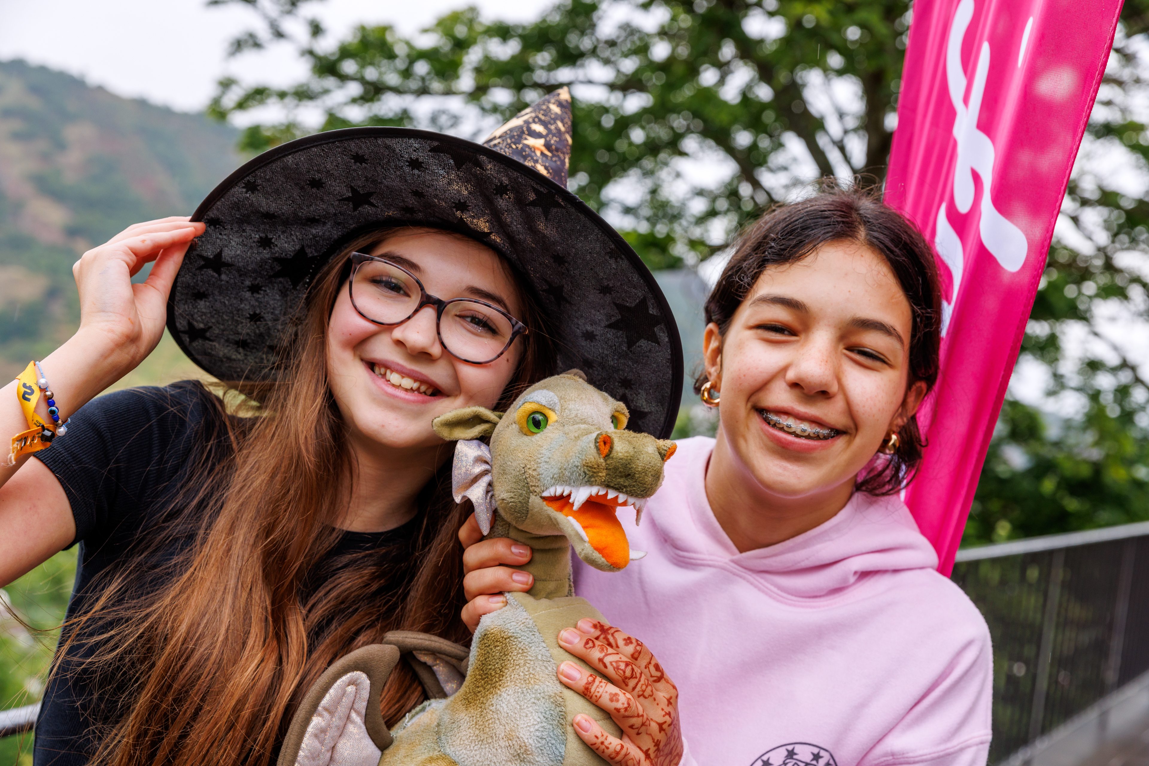 Gäste auf der Ebernburg 