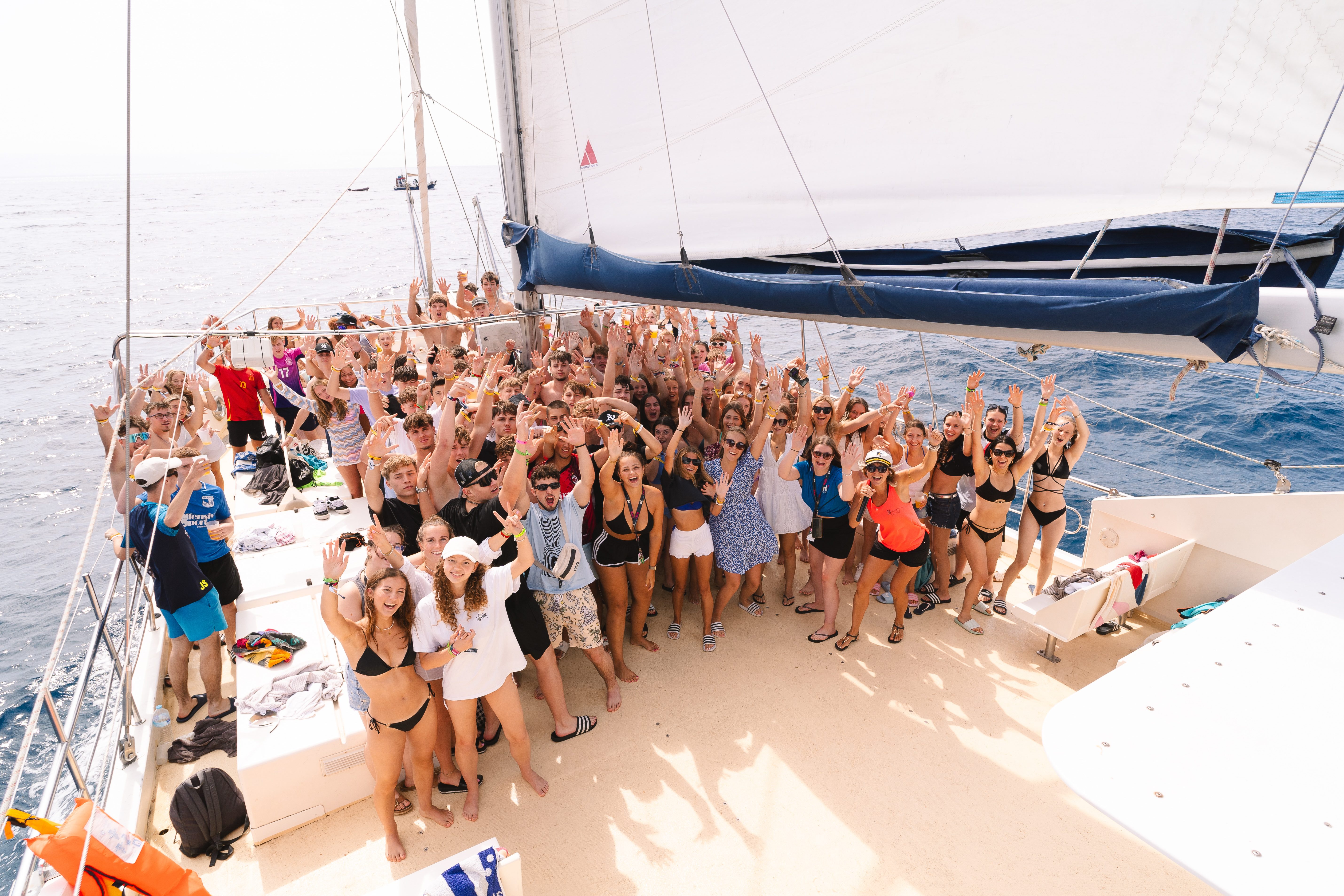 Partyausflug auf dem Catamaran