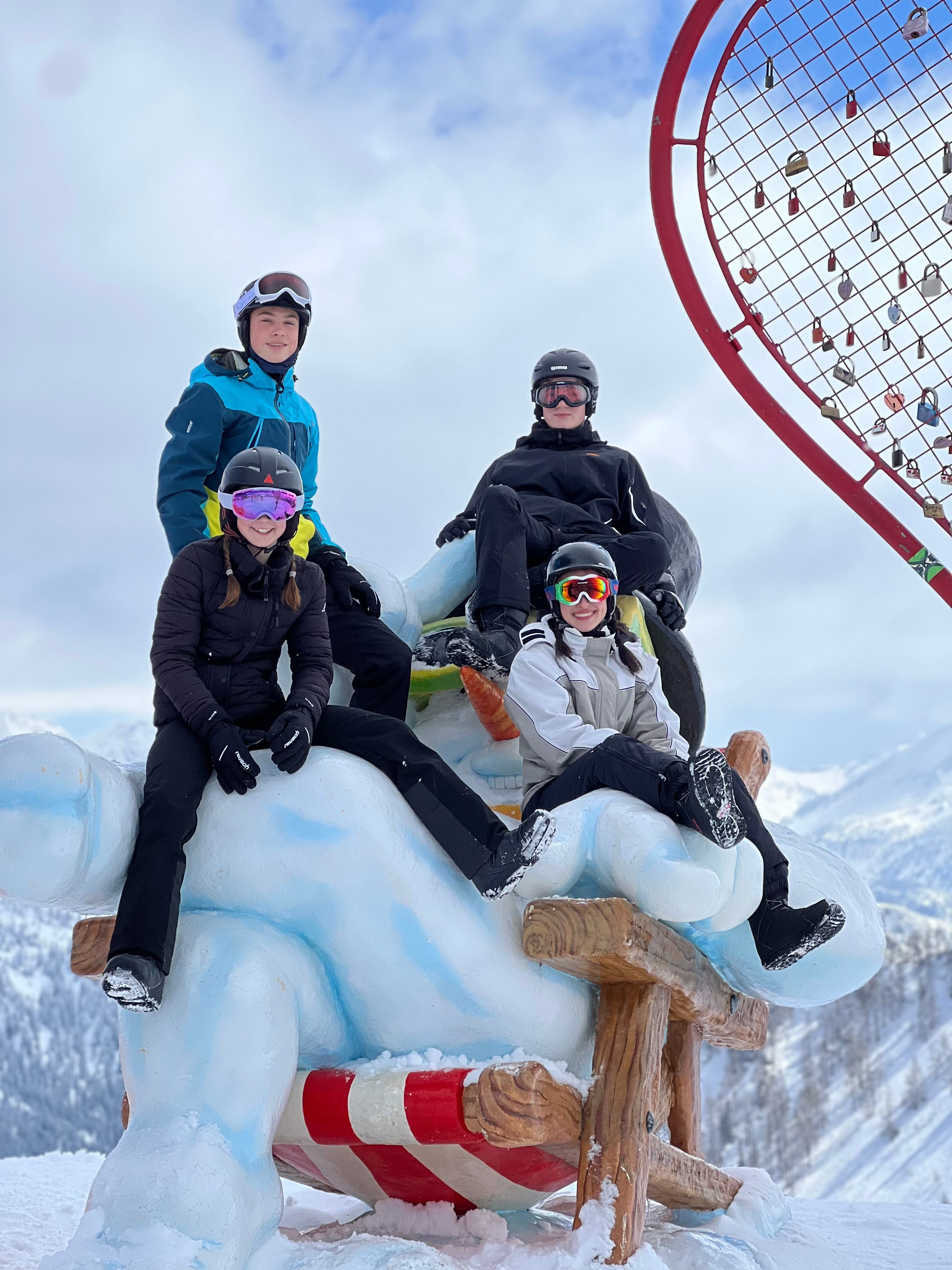 ruf Gäste auf dem Eisbär Zauchi in Zauchensee