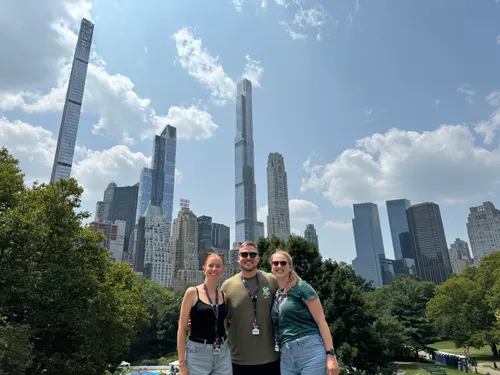 Foto vor der Skyline