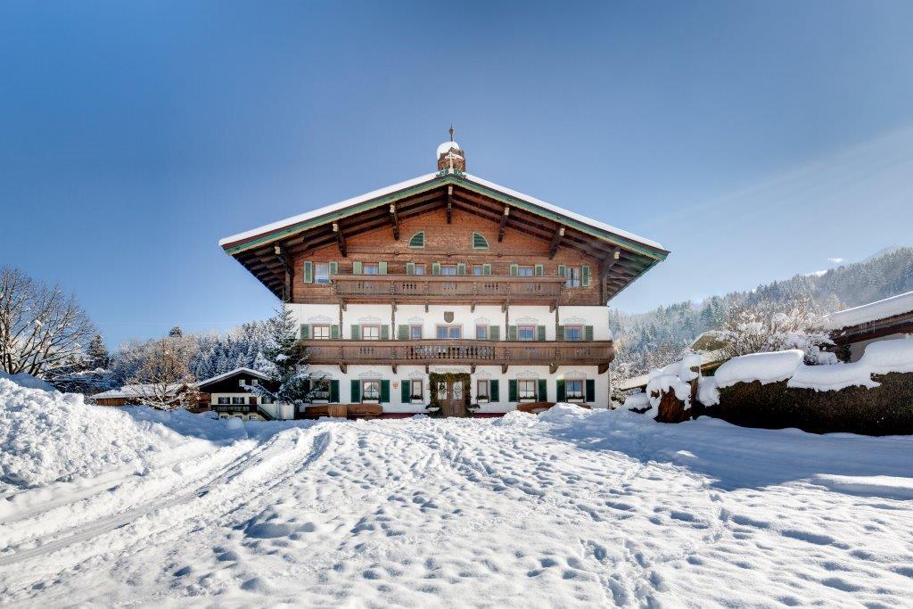 Der Lacknerhof in St. Johann in Tirol im Winter