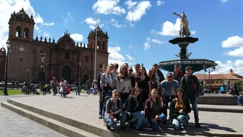 Gruppenfoto in Peru 
