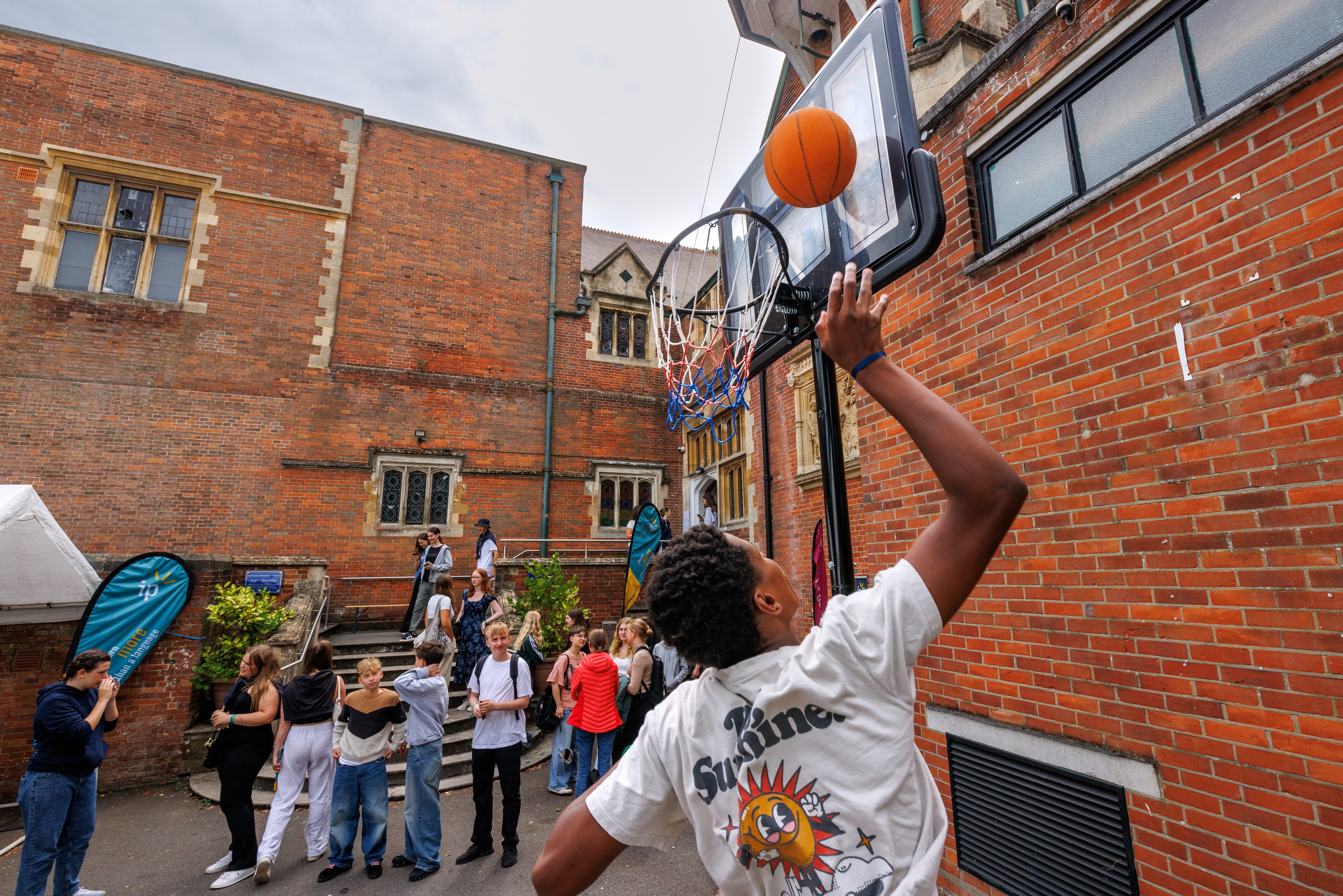 Basketball an der Schule