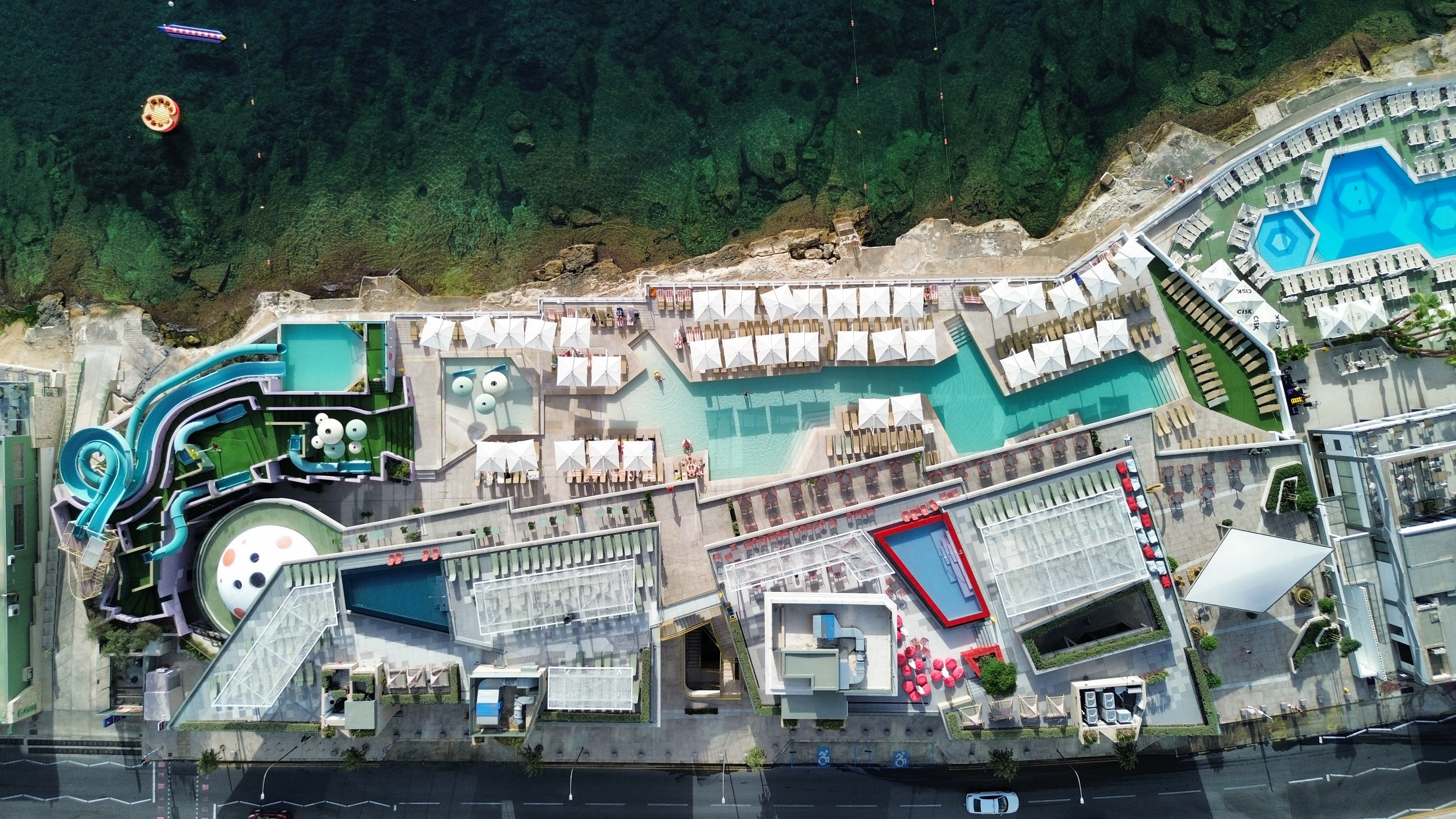 Hotel Odycy aus Vogelperspektive