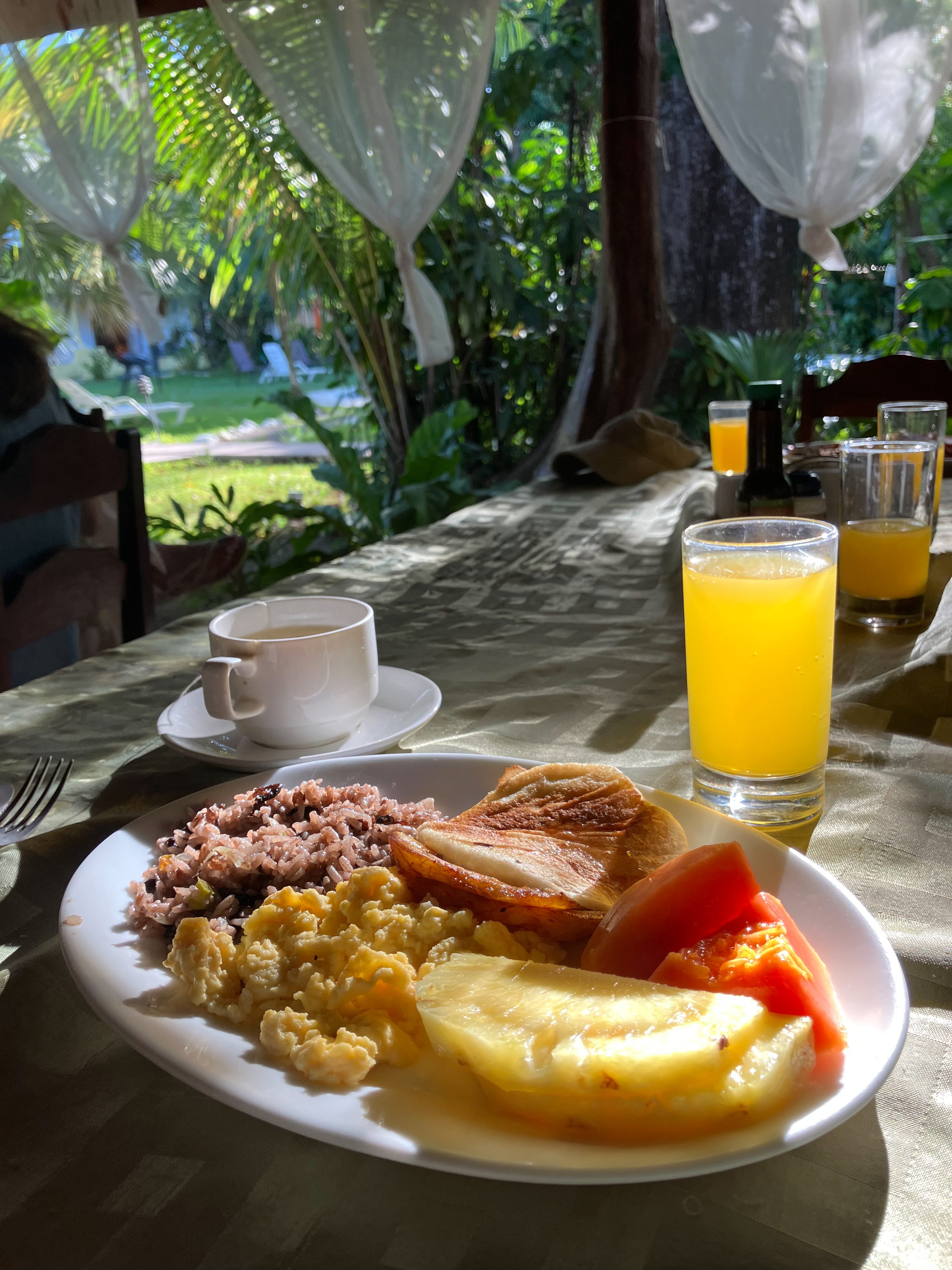 Typisches Essen aus Costa Rica