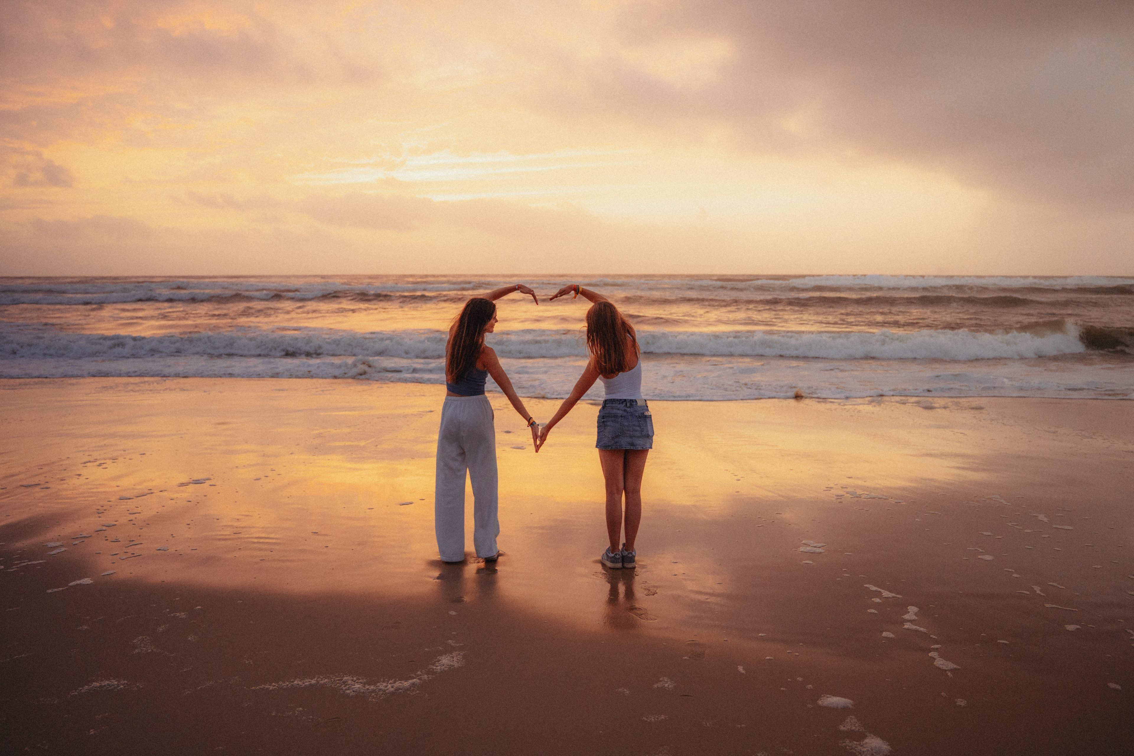 Gäste am Strand von Moliets
