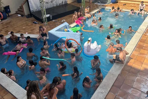 Poolparty im Partyclub Caribe