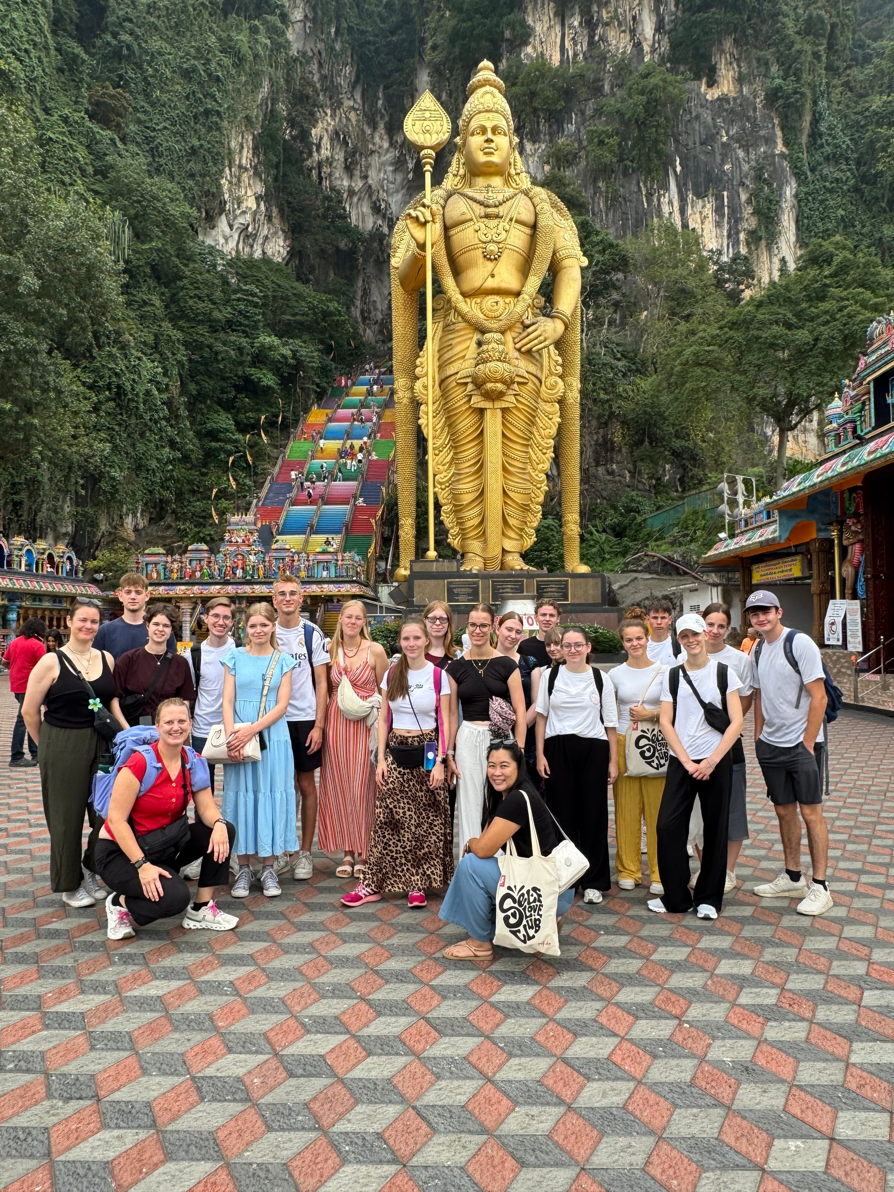 Gäste bei den Batu Caves