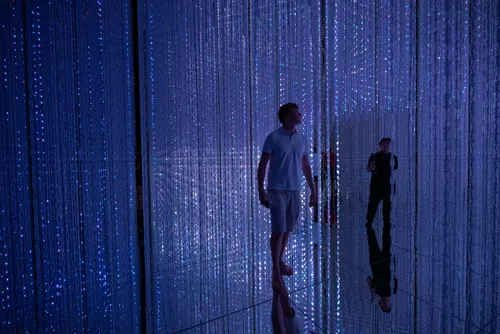 Lichterketten im Digital Arts Museum