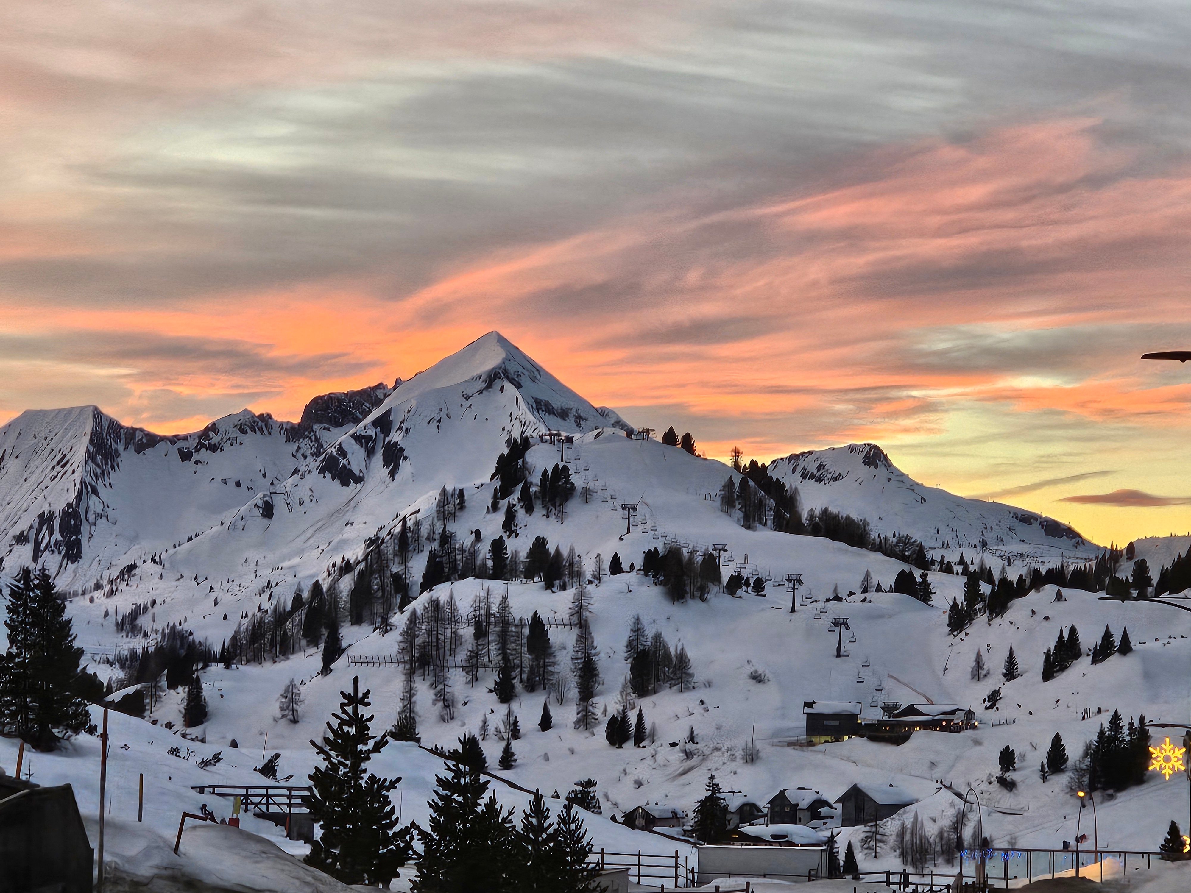Berg Sonnenuntergang
