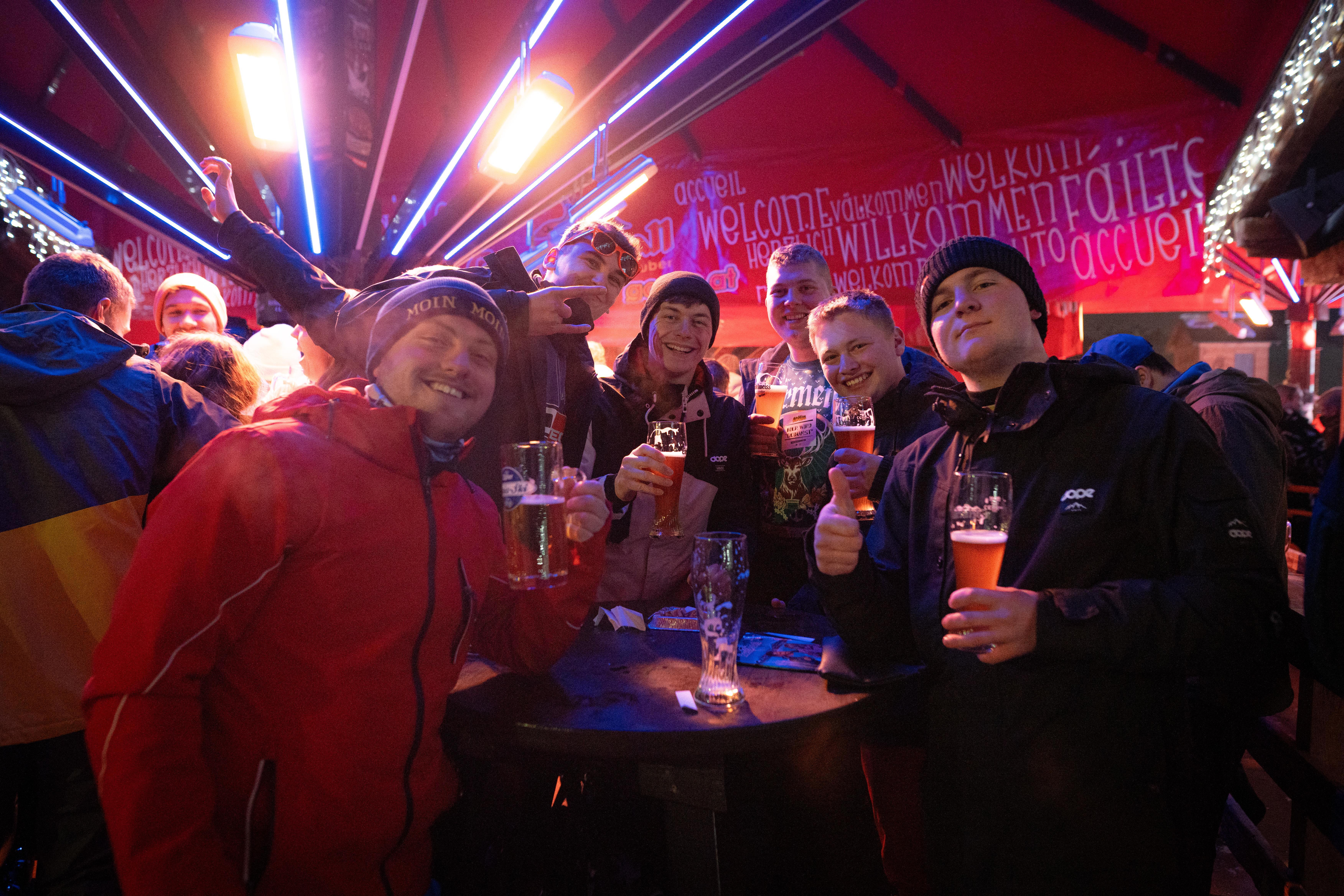 Party beim Après-Ski
