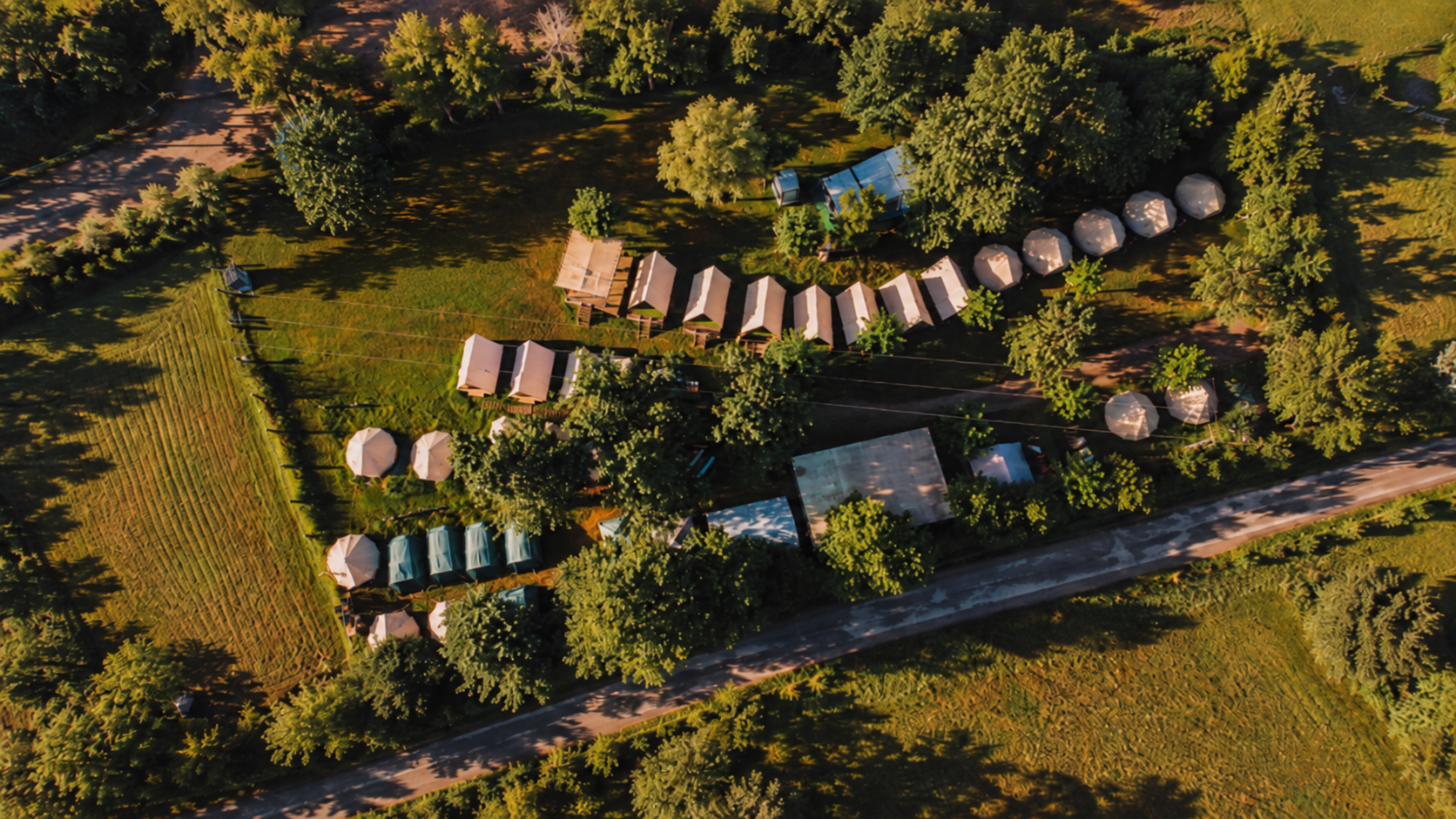 Surf Camp Oyambre von oben